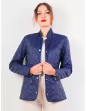 Concept K blue and grey quilted jacket