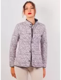 Shop online Concept K light blue double face quilted jacket