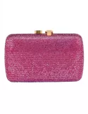 Anna Cecere bags | Borsa rossa gioiello con strass iridescenti aca0149