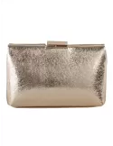 Anna Cecere glossy silver leather purse hand bag aca549