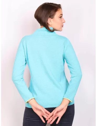 Turquoise turtleneck sweater outlet women's