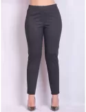 Lea Bruni Elgi | Blue grey high waist cigarette trousers | Buy Italian