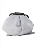 Anna Cecere white sequins granny purse jewel bag