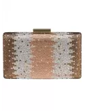 Anna Cecere bags | Borsa gioiello in raso oro rosa e strass aca 052