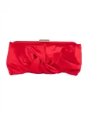 Anna Cecere bags | Borsa cerimonia in raso rosso con fiocco acx 693