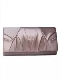 Anna Cecere aca636 skin pink silk satin evening handbag