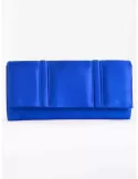 Royal blue silk evening bag acx 648 | Anna Cecere bags | Buy online