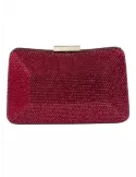 Ruby red lavish purse jewel bag rhinestones | Anna Cecere aca094 online