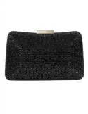 Black lavish purse jewel bag rhinestones | Anna Cecere aca094 online