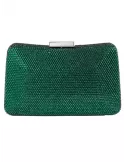 Emerald green lavish purse jewel bag rhinestones | Anna Cecere aca094