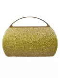 Anna Cecere yellow multi shadows crystals lavish jewel bag