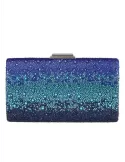 Anna Cecere bags | Borsa gioiello strass sfumati blu e azzurro aca629