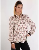 Piero Moretti A/I 2023-24 | Camicia beige e arancio fino alla tg 58