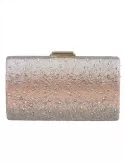 Anna Cecere pink silver shadows iridescent crystals jewel bag