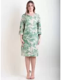 Frida Madè green sheath tunic summer dress