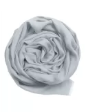 Nicki Colombo | Plain pearl grey modal cashmere large pashmina scarf