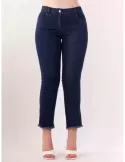 Volpato Abbigliamento donna | Pantaloni blu jeans a zampa fino alla 58