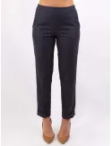 Volpato Italy bodycon dark blue push-up jeans trousers