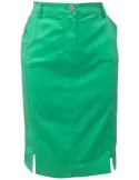 Shop online L Pucci green cotton pencil skirt