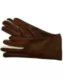 Vente gants de peau en ligne avec doigts bicolor