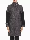 Cappotto mantella tweed Calaluna