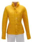 Anankè Fuego Woman Online Light duvet yellow down jacket for spring time