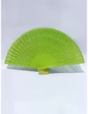 Black bamboo wedding fan